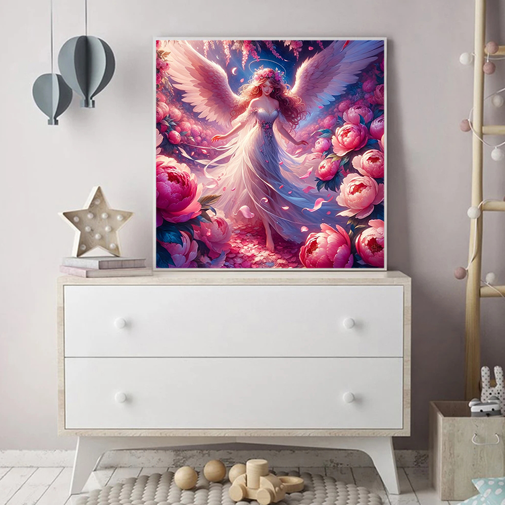 Momoart Diamond Mosaic Girl Po - Resin Art For Rose recension och pris