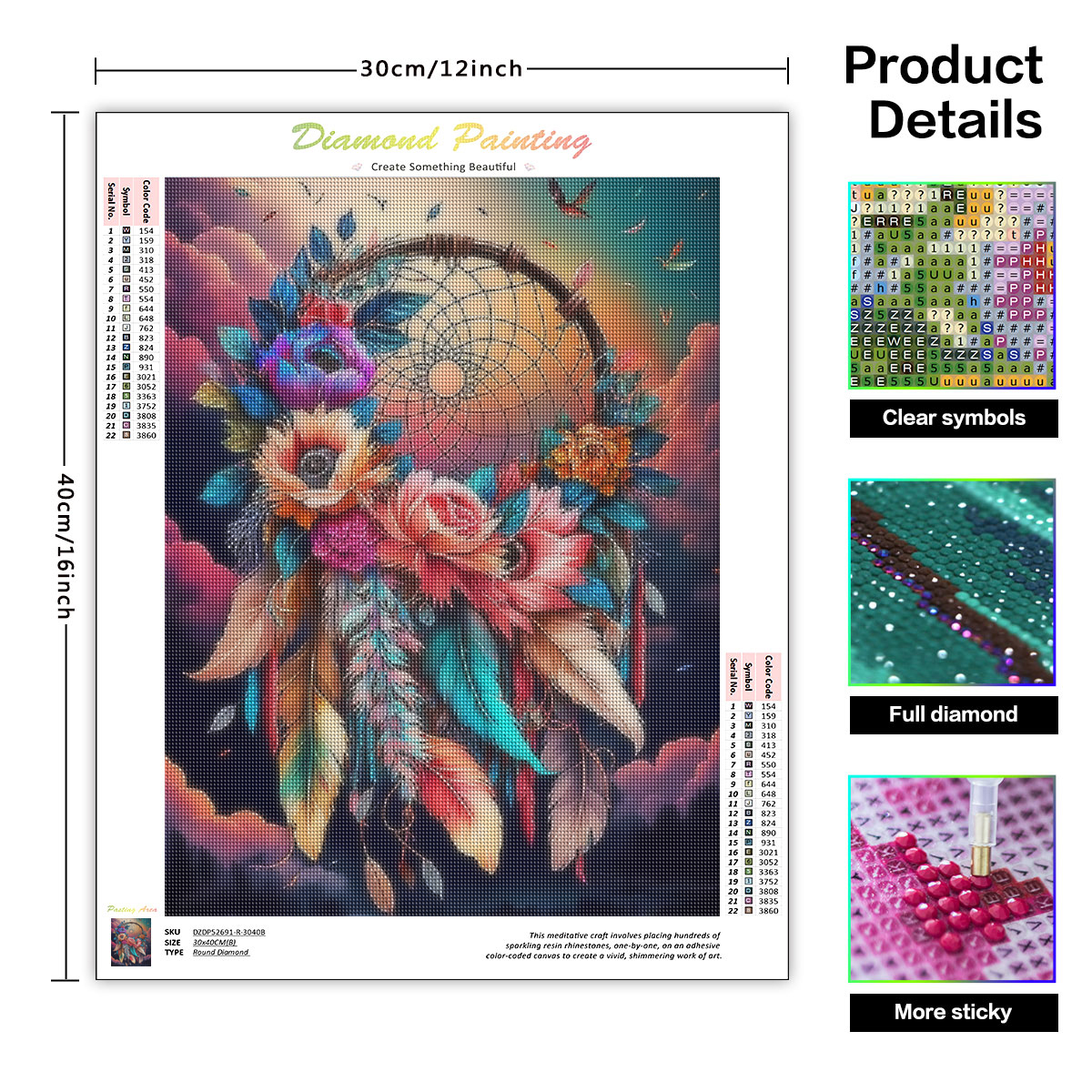 Frameless, Diamond Painting Dr - Resin Art For Rose recension och pris