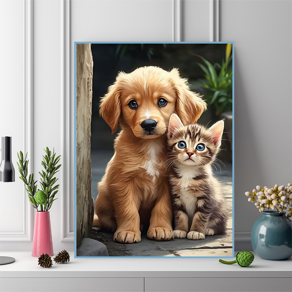 Momoart Diamond Embroidery Dog - Resin Art For Beginner recension och pris