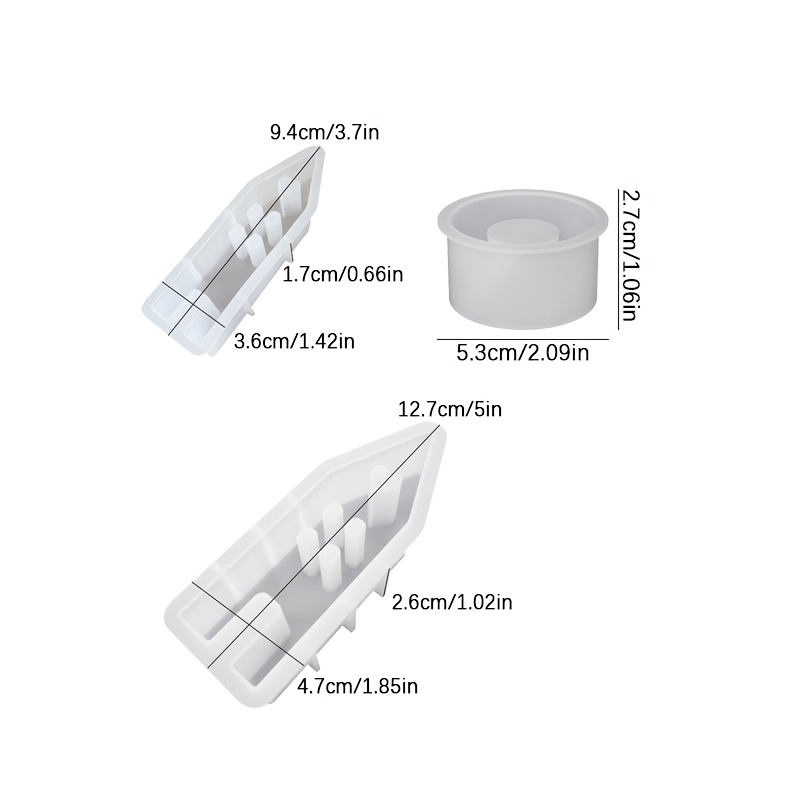 DNEJIU 3pcs Resin Silicone Mol - Resin Art Heart recension och pris
