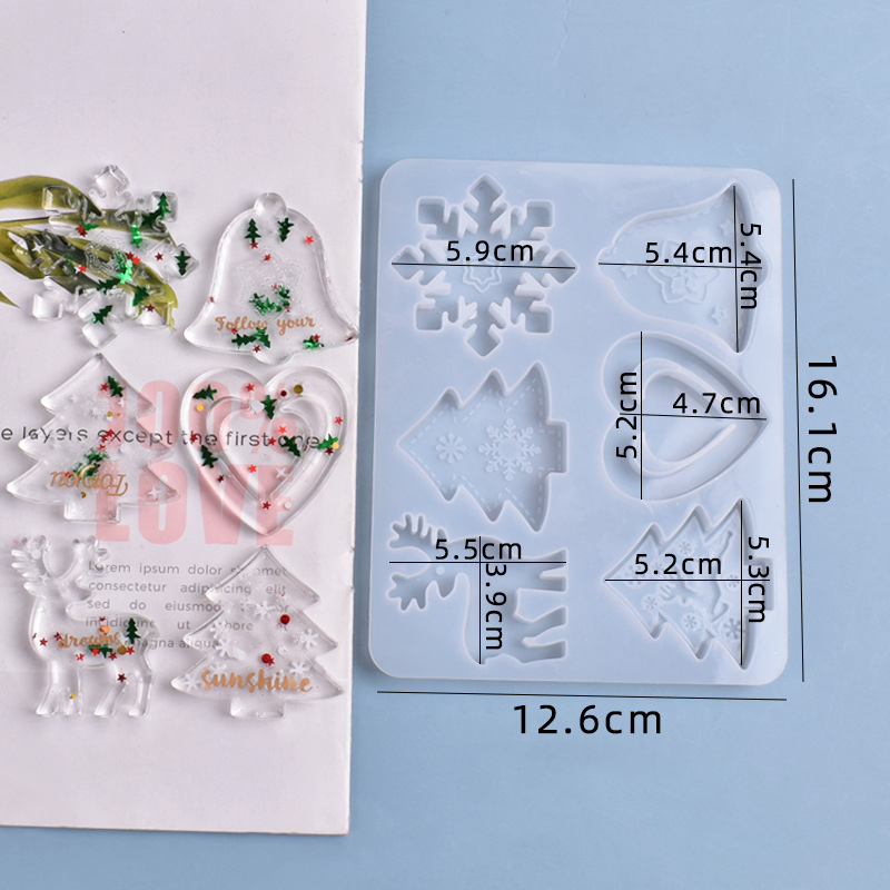 Christmas Mold DIY Resin Cryst - Resin Art Kit For Beginners recension och pris